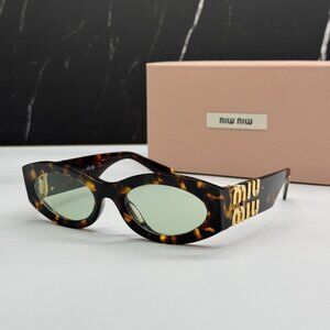 NEW MIU MIU MU11WS 14L50O SUNGLASSES HAVANA WOMEN MU 11WS, SMU 11W